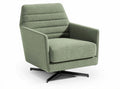 Fotel obrotowy z tkaniny w kolorze zielenie 80 x 80 x 85cm